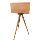Wood Grain Printer Tripod Stand