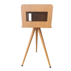 Wood Grain Printer Tripod Stand